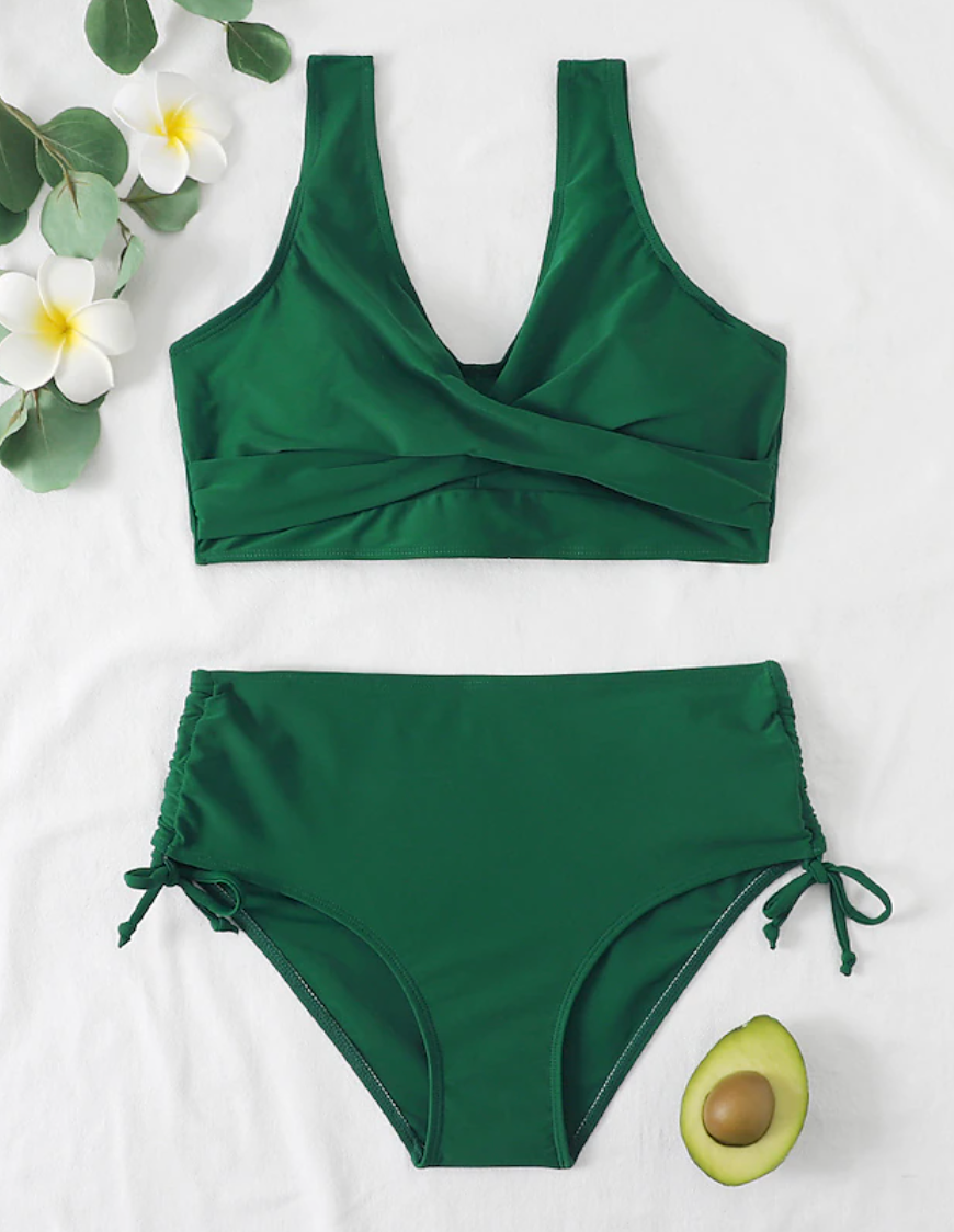 Ivyshape | Jane Stylish 2-Piece Bikini Set for Summer