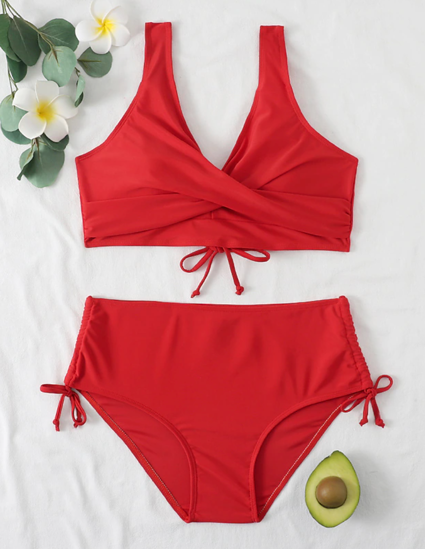 Ivyshape | Jane Stylish 2-Piece Bikini Set for Summer