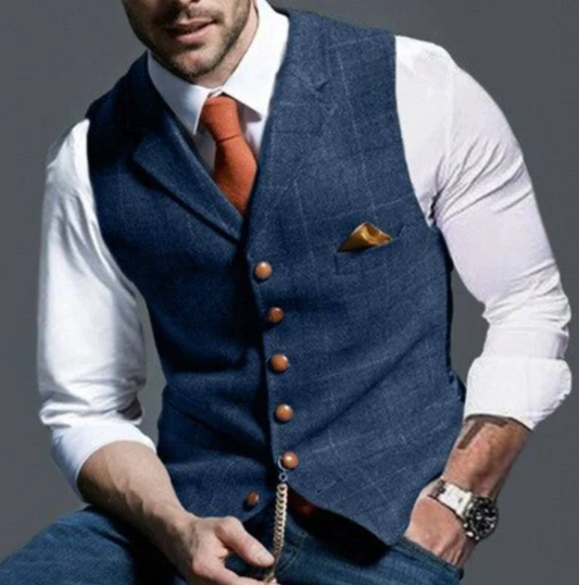 IvyShape | Elegant men's waistcoat