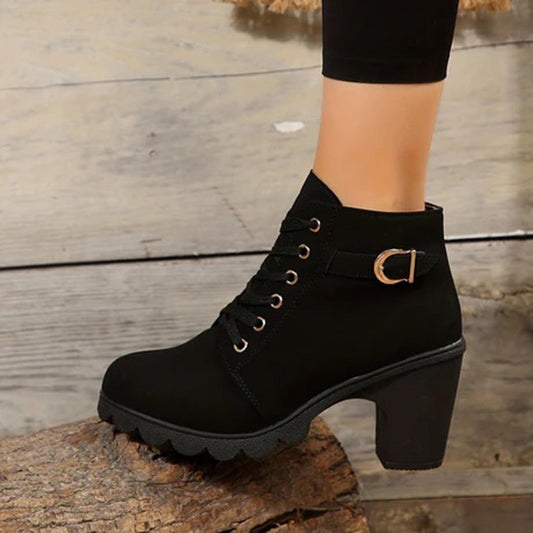 Ivyshape | Stylish Winter Ankle Boots for Women