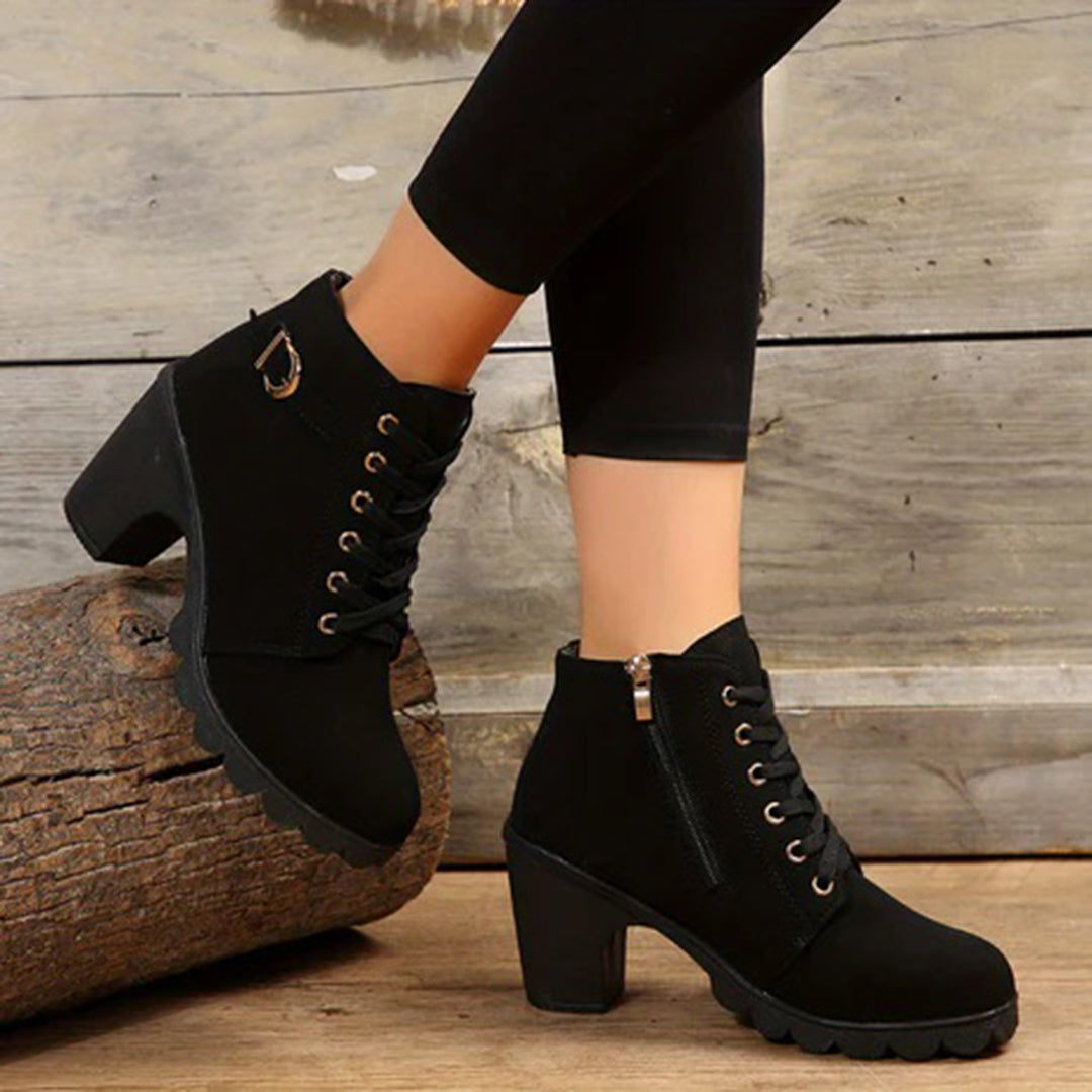 Ivyshape | Stylish Winter Ankle Boots for Women