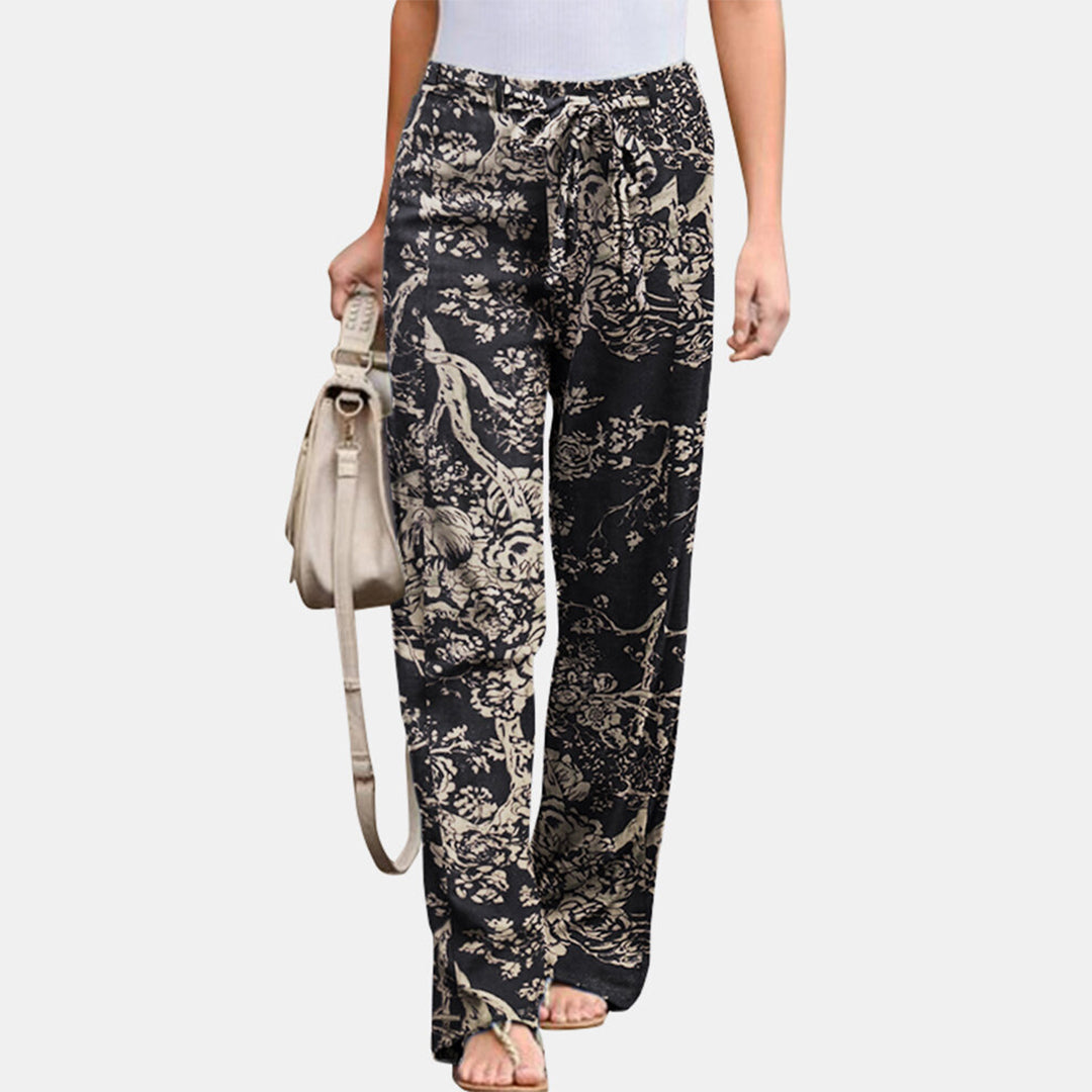 Ivyshape | Stylish Leisure Pants Flowerprint