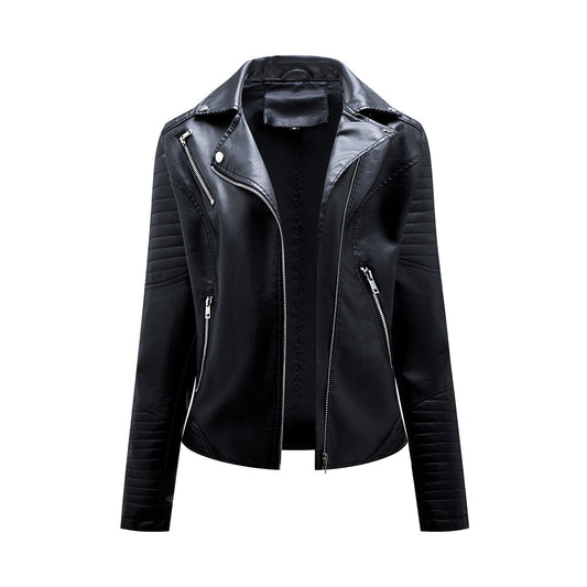 Ivyshape | Leather Jacket