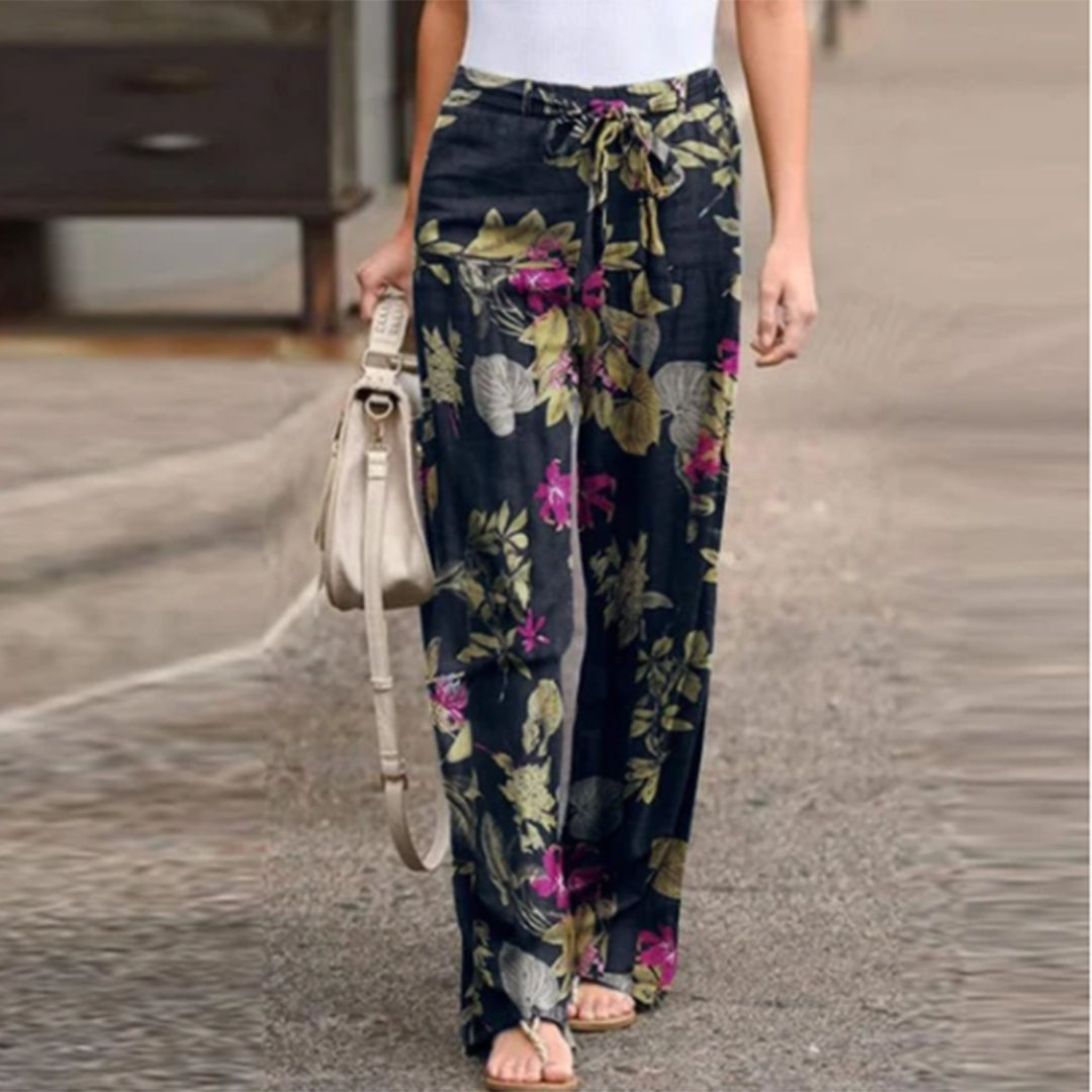 Ivyshape | Stylish Leisure Pants Flowerprint