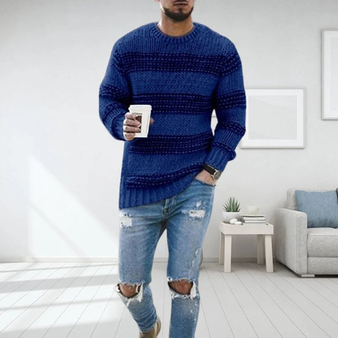 Ivyshape | Men'S Sweater Cozy Knit