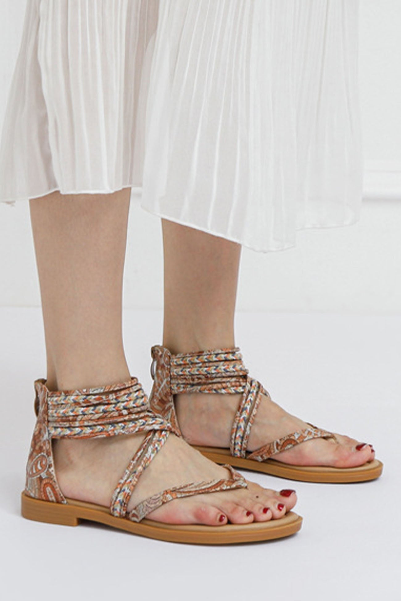 Ivyshape | Women's String Sandals Bohemian