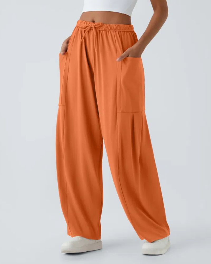 Ivyshape | Palazzo Flowy Wide Leg Casual Pants