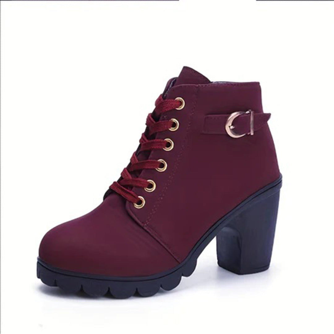 Ivyshape | Stylish Winter Ankle Boots for Women