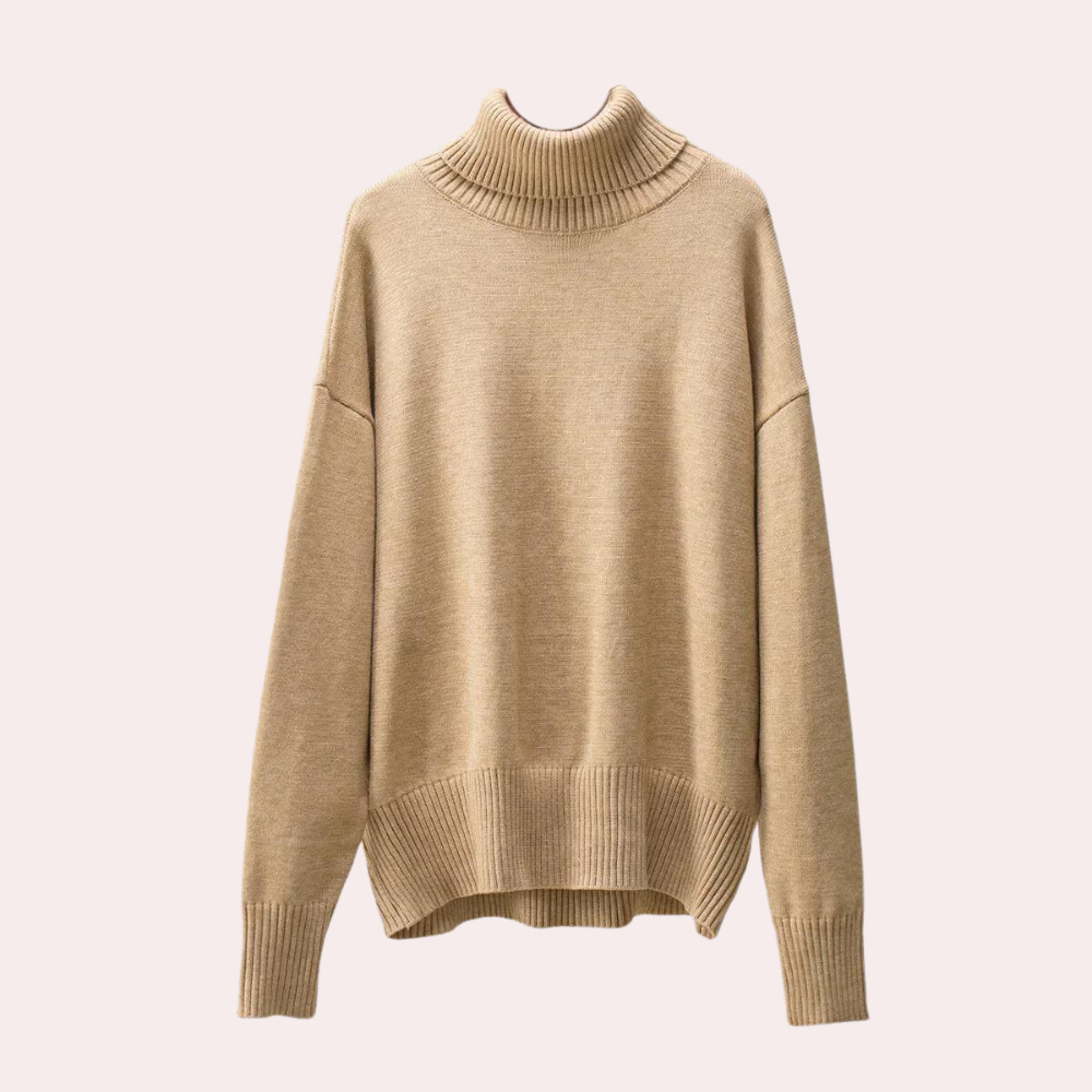 Ivyshape | Comfortable Turtleneck Sweater for Women