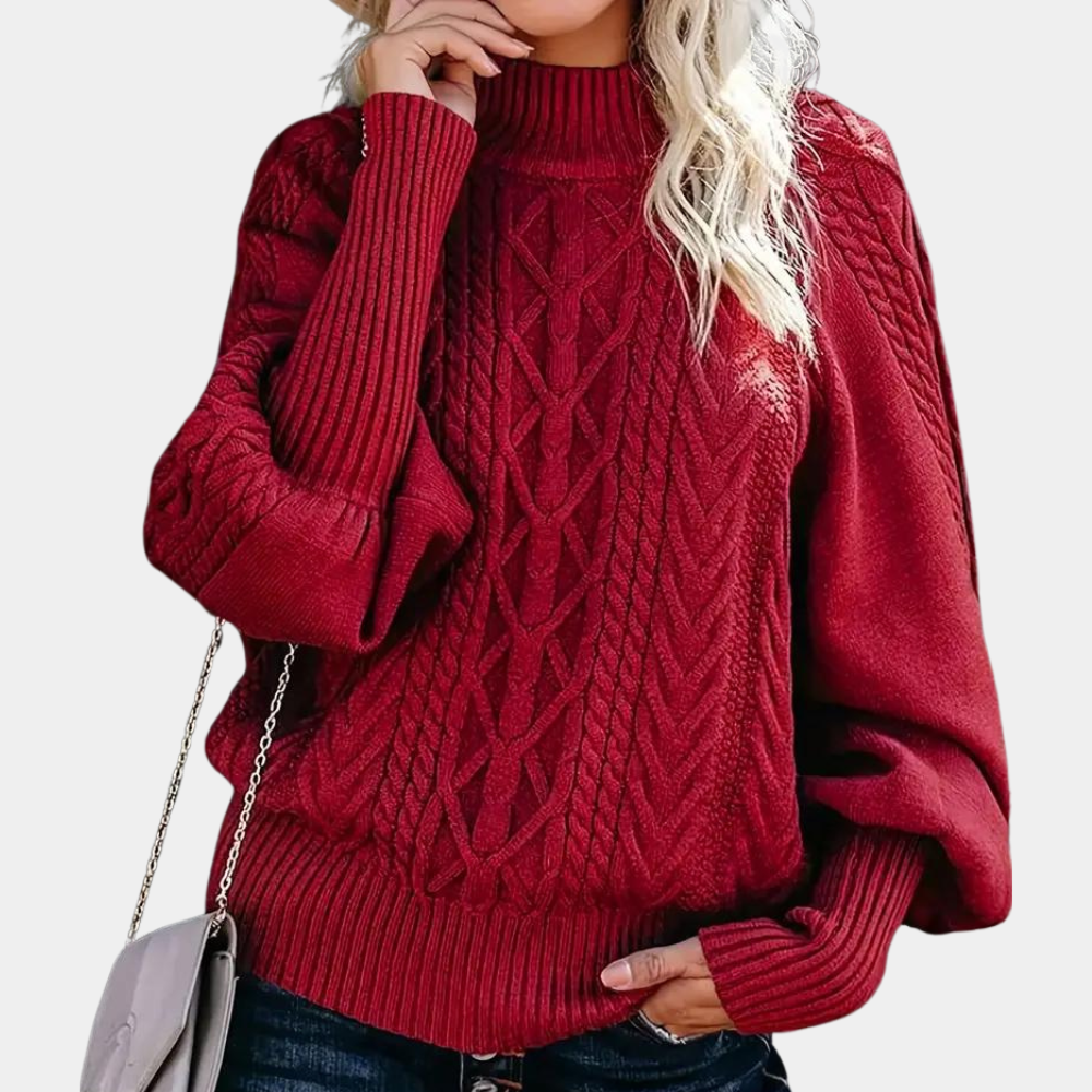 Ivyshape | Knitted Winter Sweater for Women