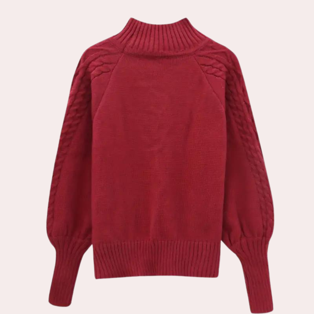 Ivyshape | Knitted Winter Sweater for Women