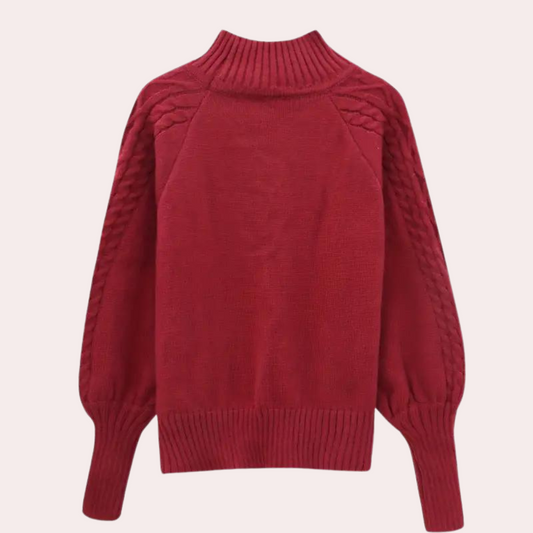 Ivyshape | Knitted Winter Sweater for Women