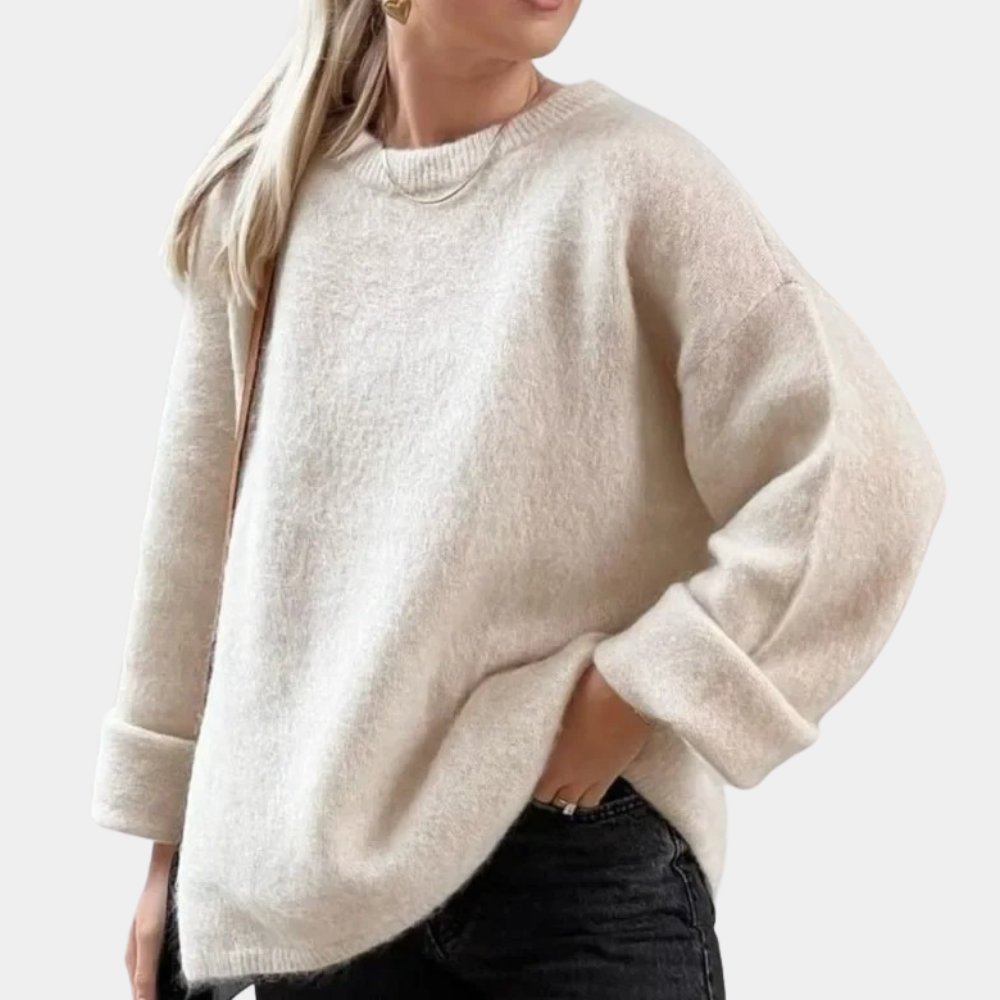 Ivyshape | Warmer Knit Pullover for Winter