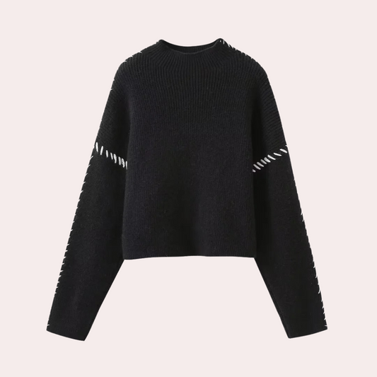 Ivyshape | Fashionable Knitted Sweater for Women