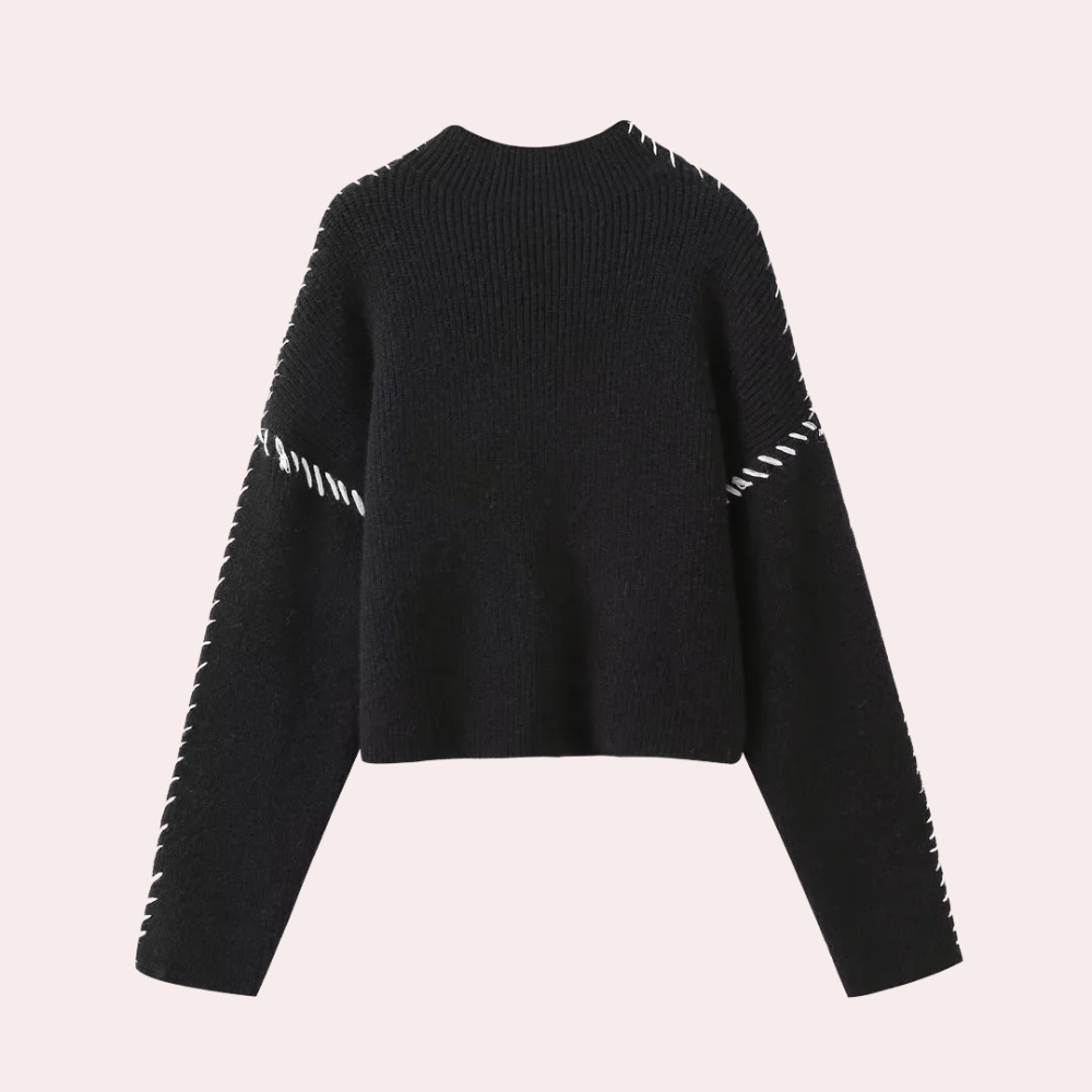 Ivyshape | Fashionable Knitted Sweater for Women