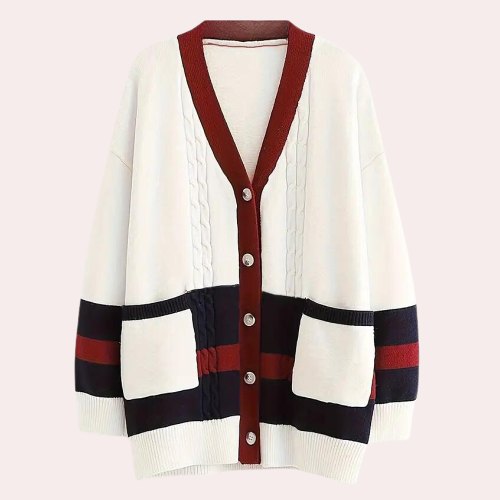 Ivyshape | Soft Knit Button-Up Cardigan for Women