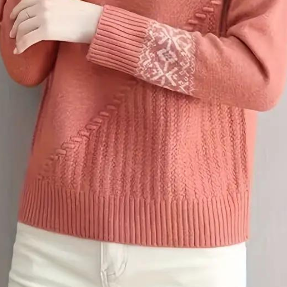 Ivyshape | Warm Knitted Sweater for Women