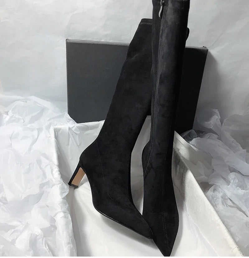 Ivyshape | Over Knee Premium Suede Boots