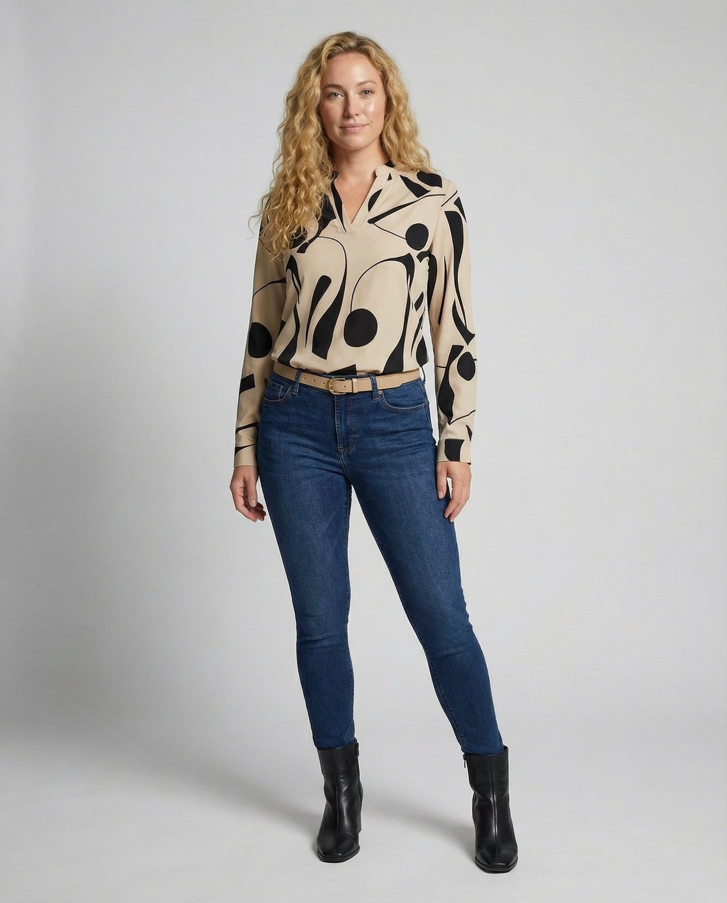Mimi | Women’s Elegant Comfort Blouse | Soft Relaxed Fit