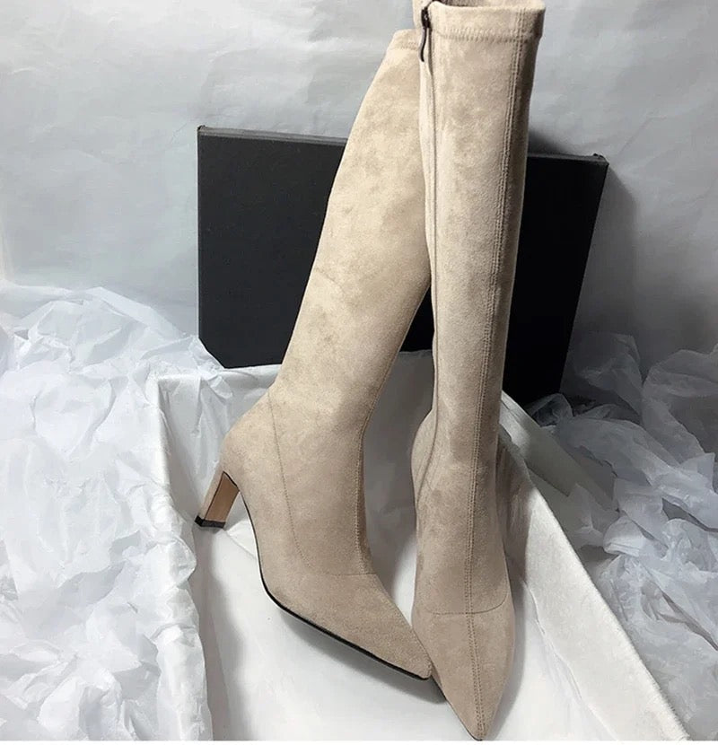 Ivyshape | Over Knee Premium Suede Boots