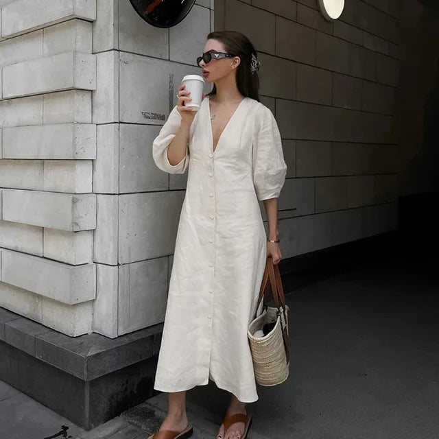 Summer Elegant Long Dress without Back | Ideal for Summer