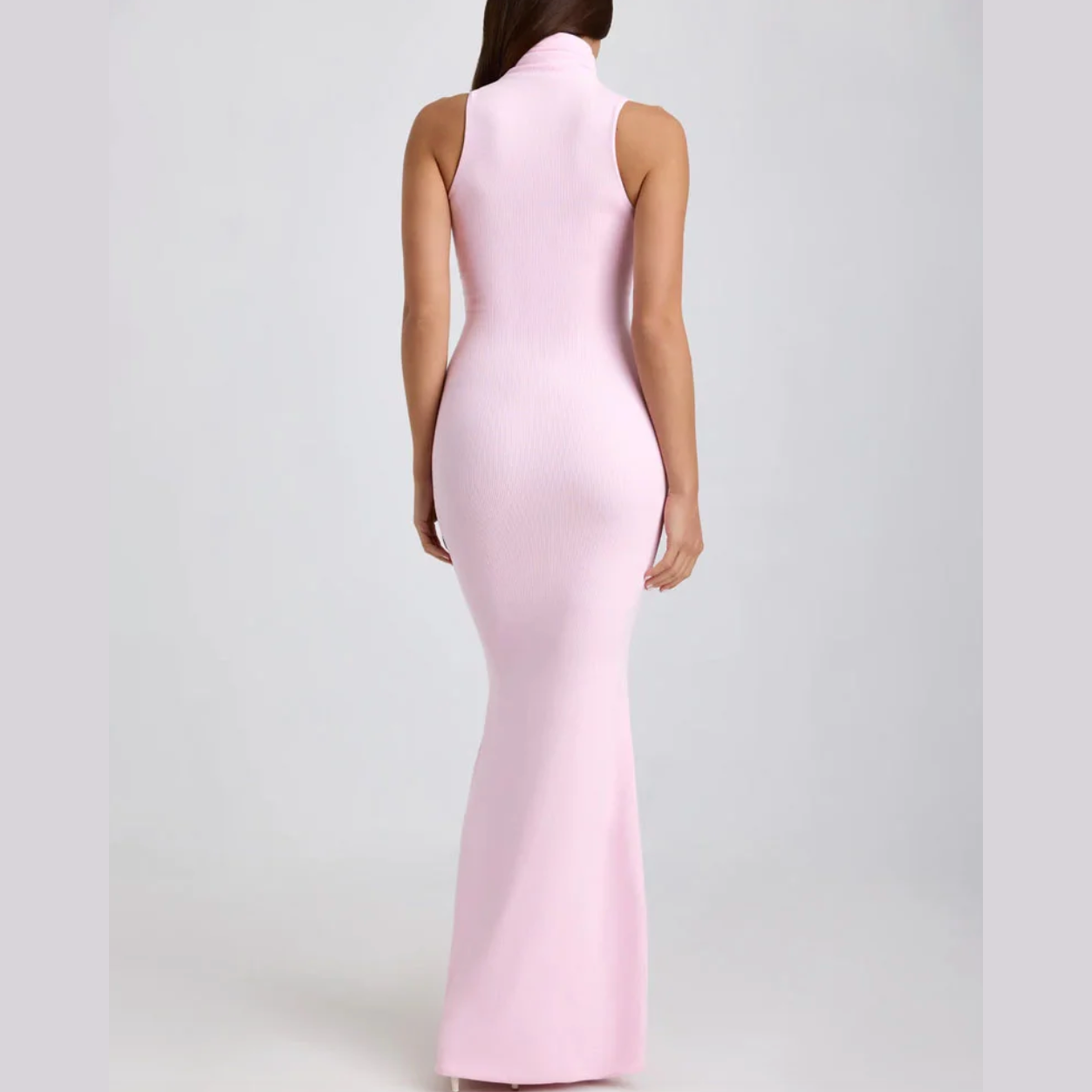 Ivyshape | Long Pink Dress