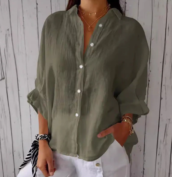 Ivyshape | Women's Breathable Polo Button Down