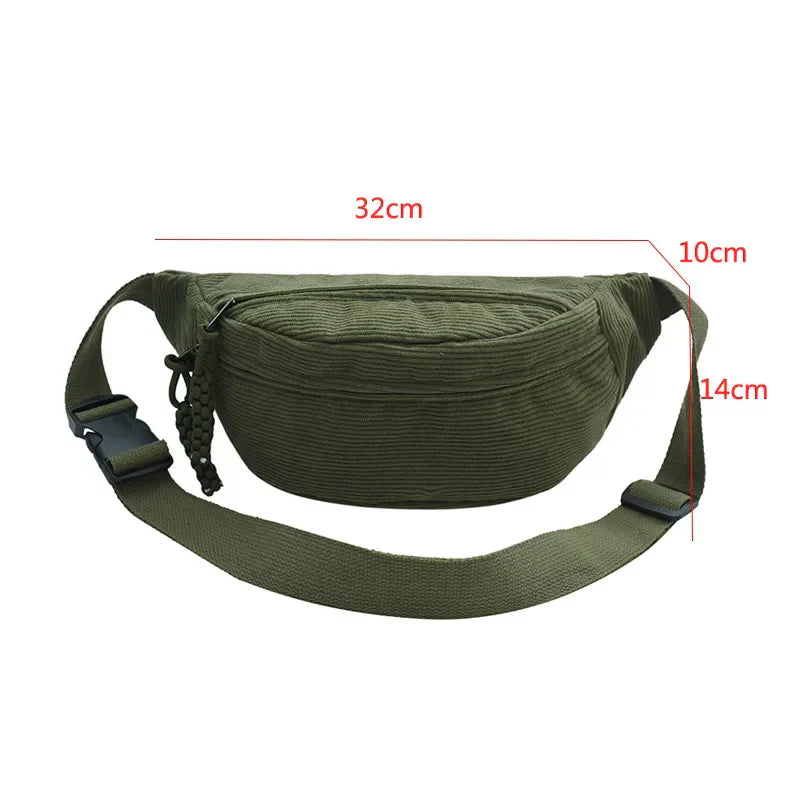 Ivyshape | Casual Cord Bag for Women