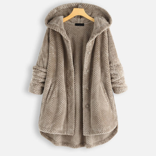 Ivyshape | Oversized Hooded Jacket for Women Arabella