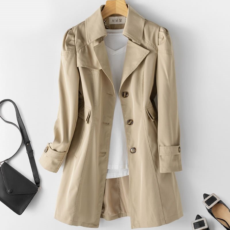 Khaki modische jacke