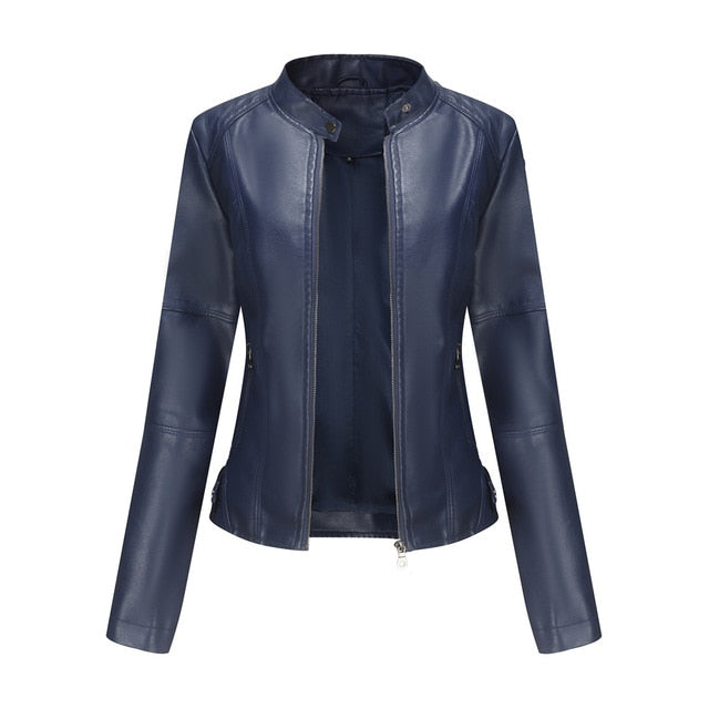 Ivyshape | Epic Leather Jacket for Women