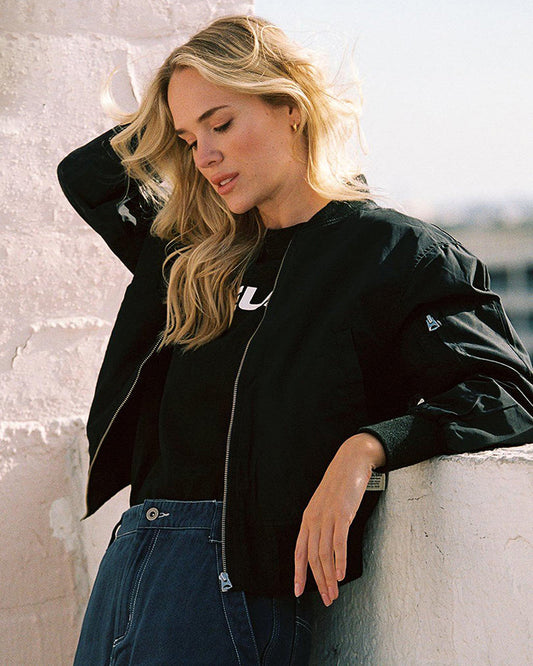 Ivyshape | Stylish Women's Bomber Jacket