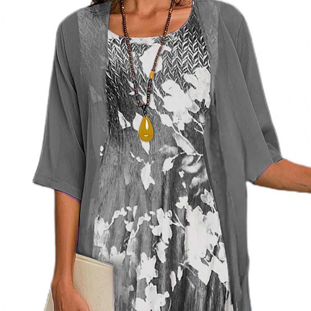 Ivyshape | Stylish Print Lightweight Summer Dress