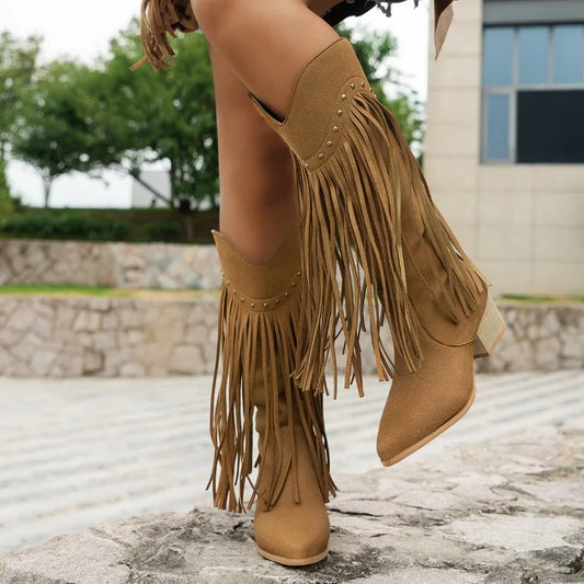 Ivyshape | Elegant Cowboy Boots For Women