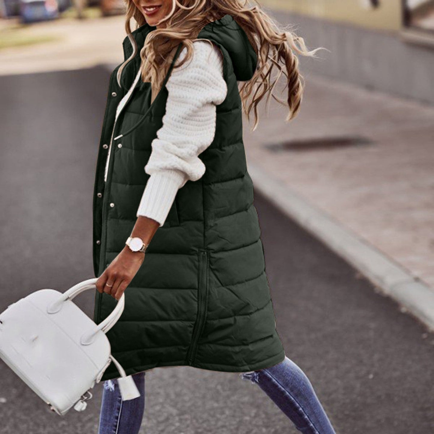Ivyshape | Long Gilet