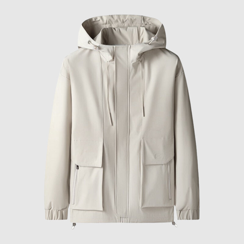 Ivyshape | Explorer Hooded Jacket Windproof With Zipper Pockets