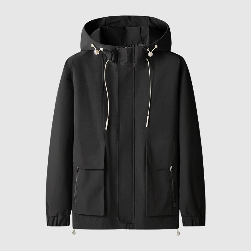 Ivyshape | Explorer Hooded Jacket Windproof With Zipper Pockets