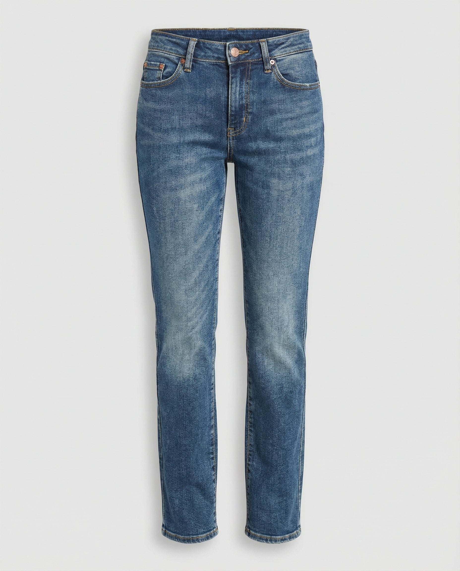 shaping jeans with tummy control and slim-fit silhouette