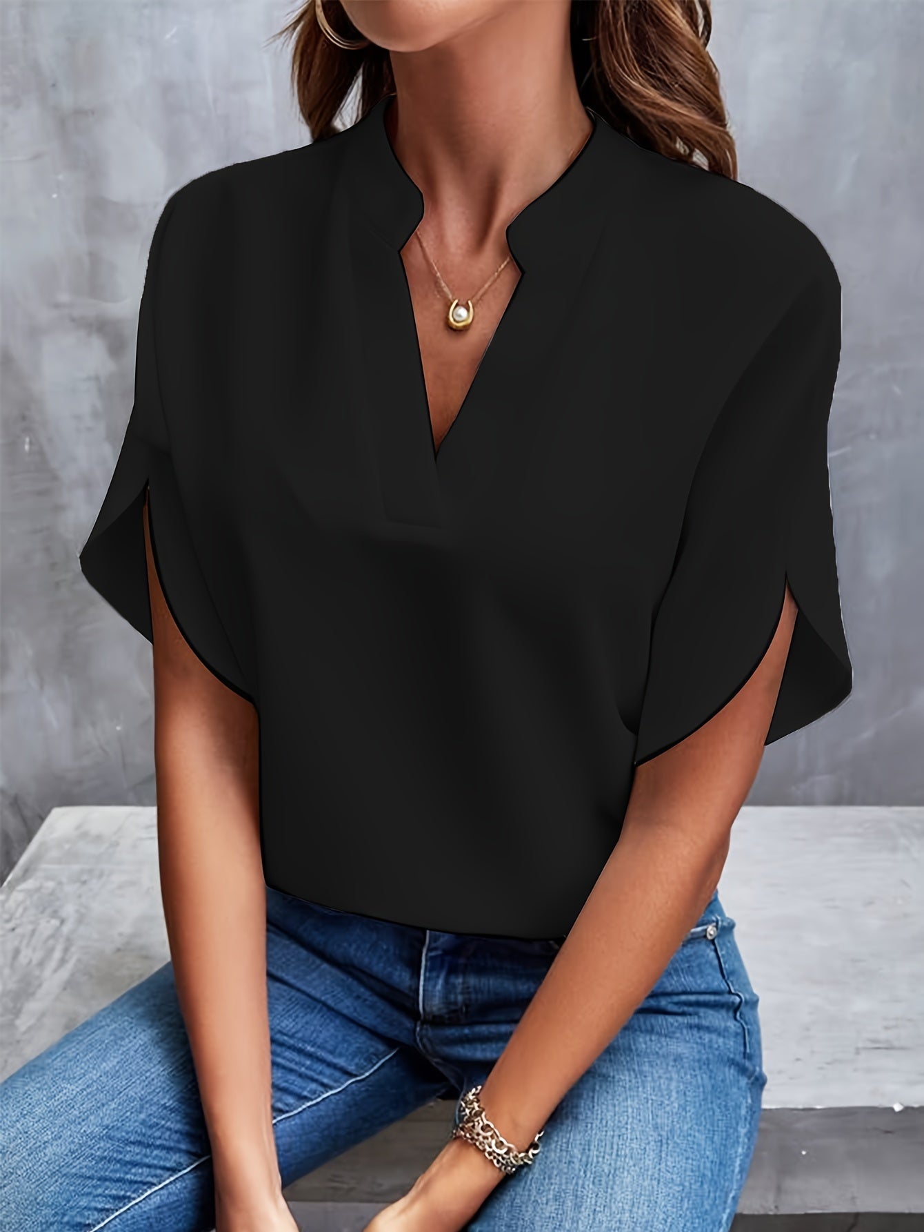 Ivyshape | Airy and Elegant Blouse