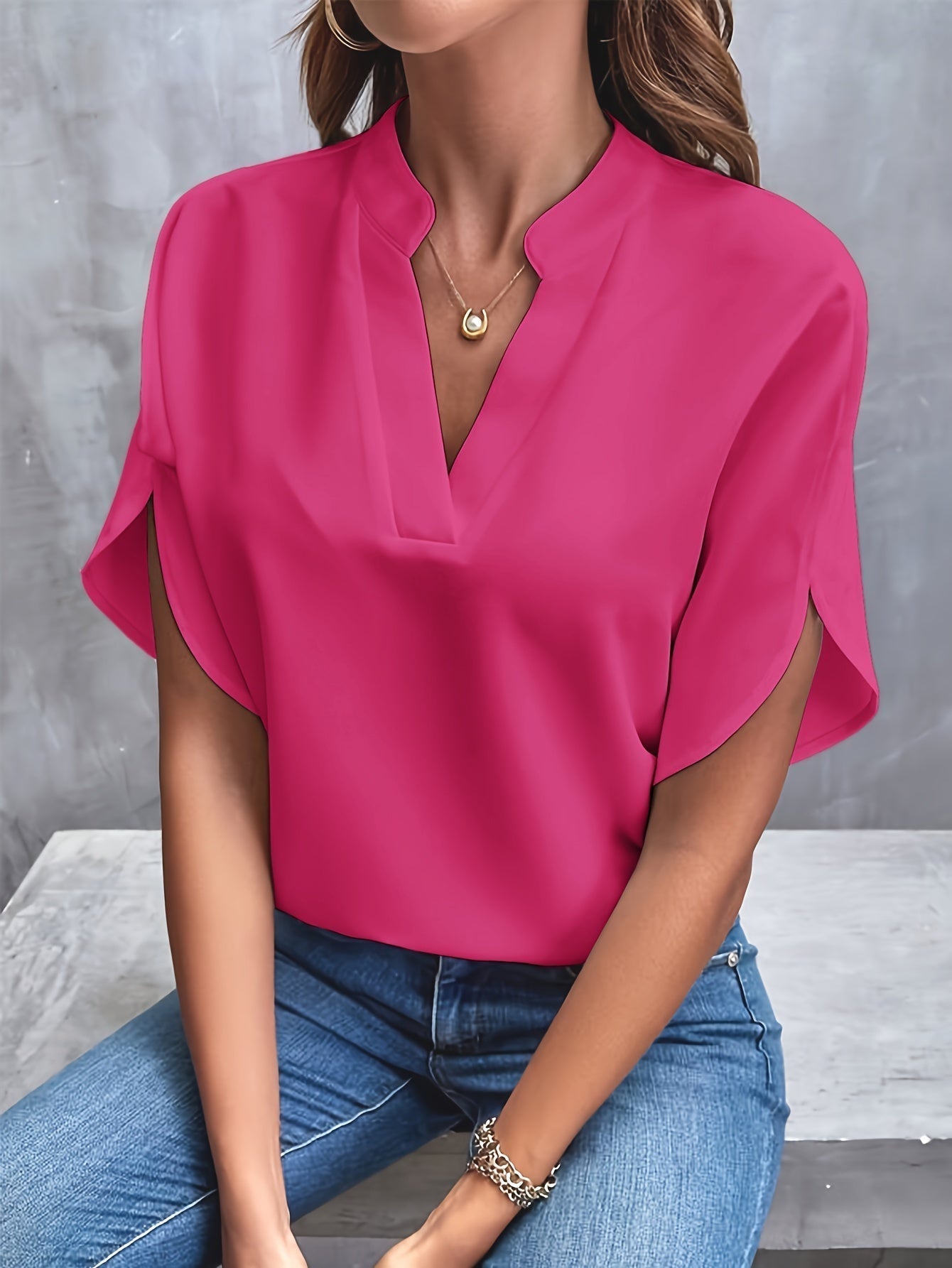 Ivyshape | Airy and Elegant Blouse