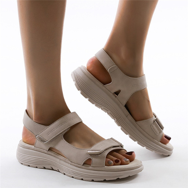 Beige Sports Sandals for Women