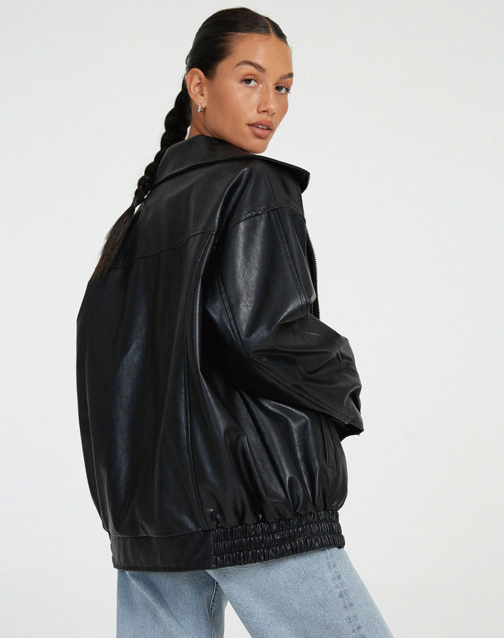 Over-sized, loose women's jacket