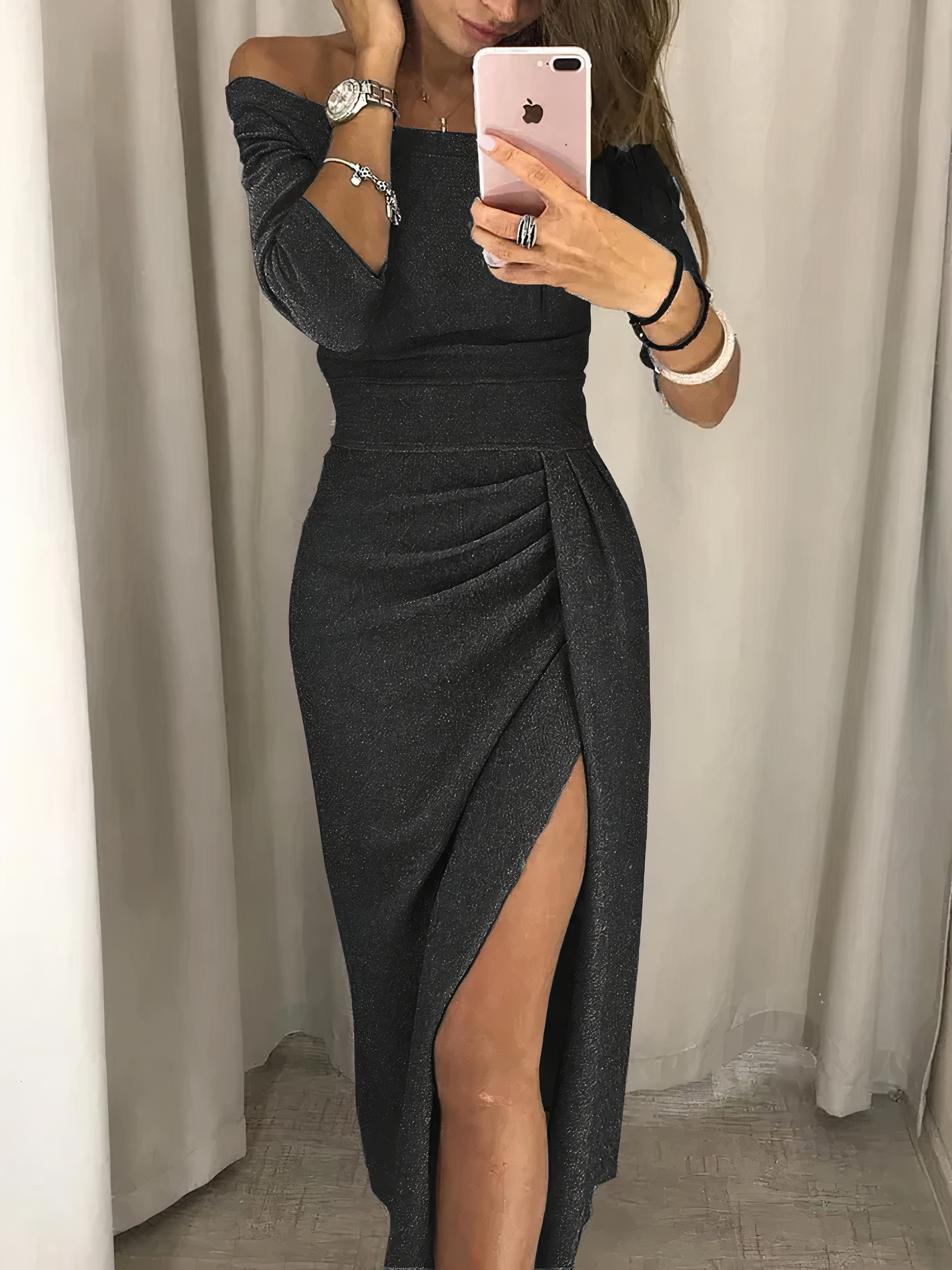 Ivyshape | Off-Shoulder Sienna Dress