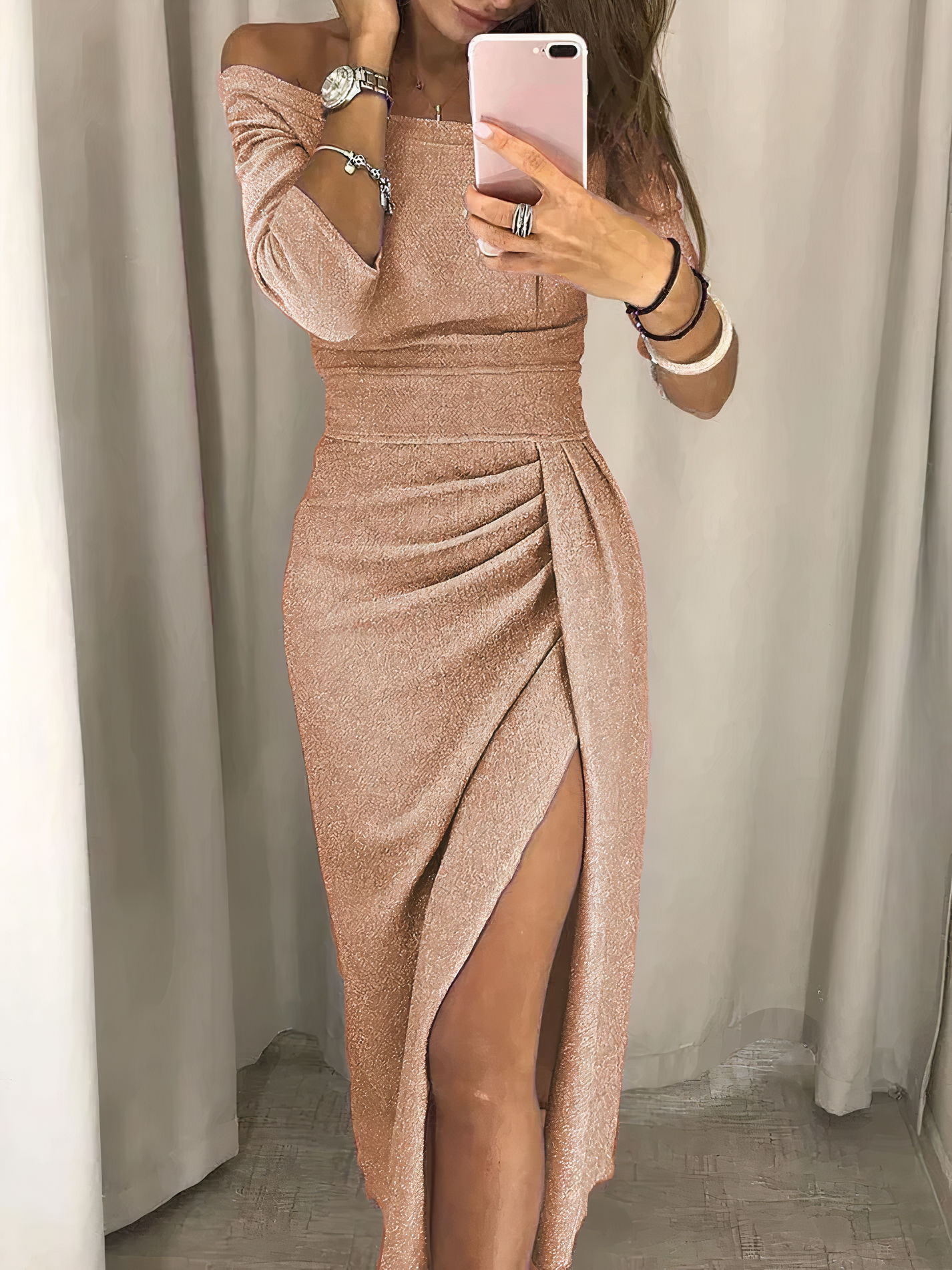 Ivyshape | Off-Shoulder Sienna Dress