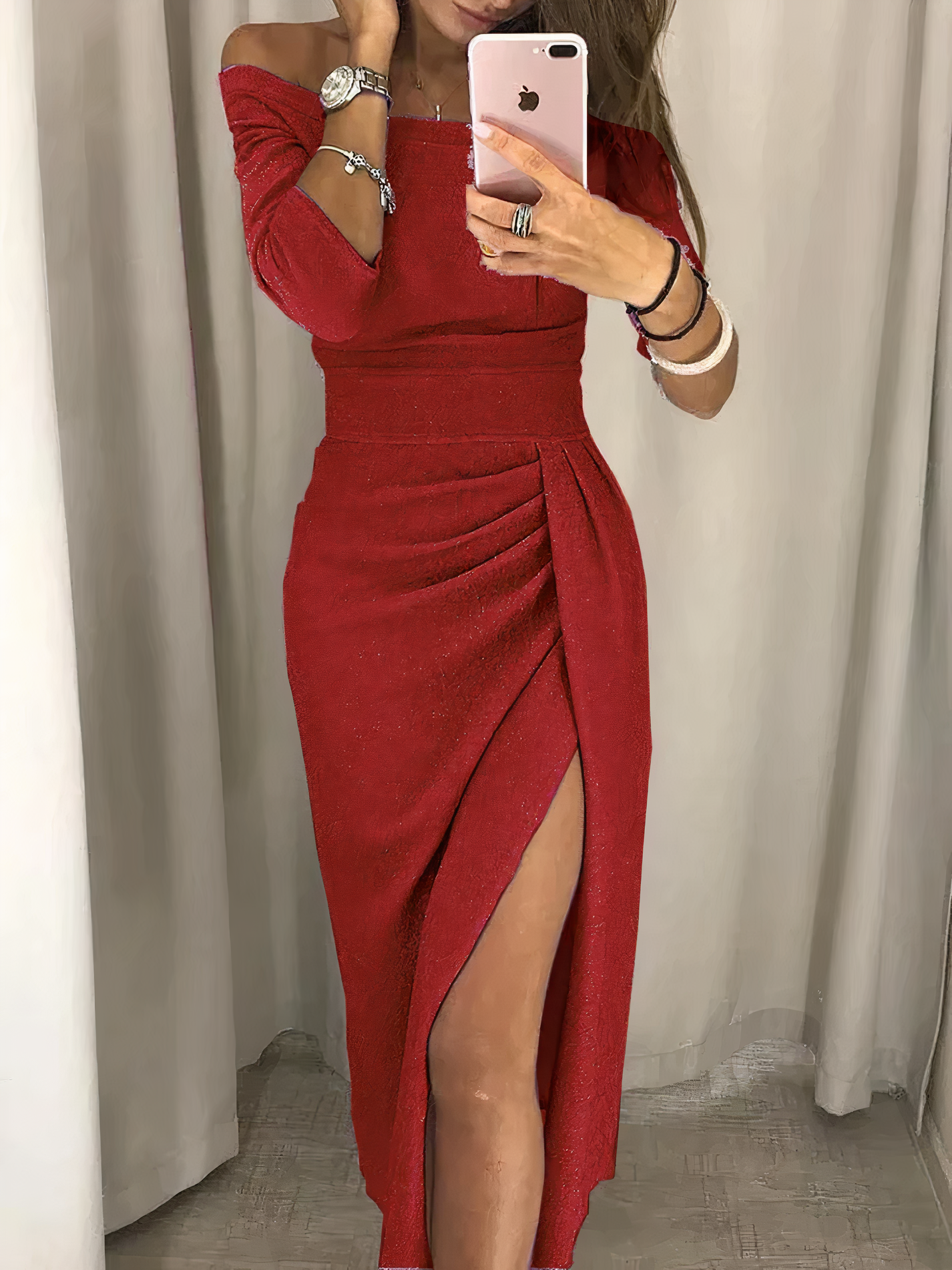 Ivyshape | Off-Shoulder Sienna Dress
