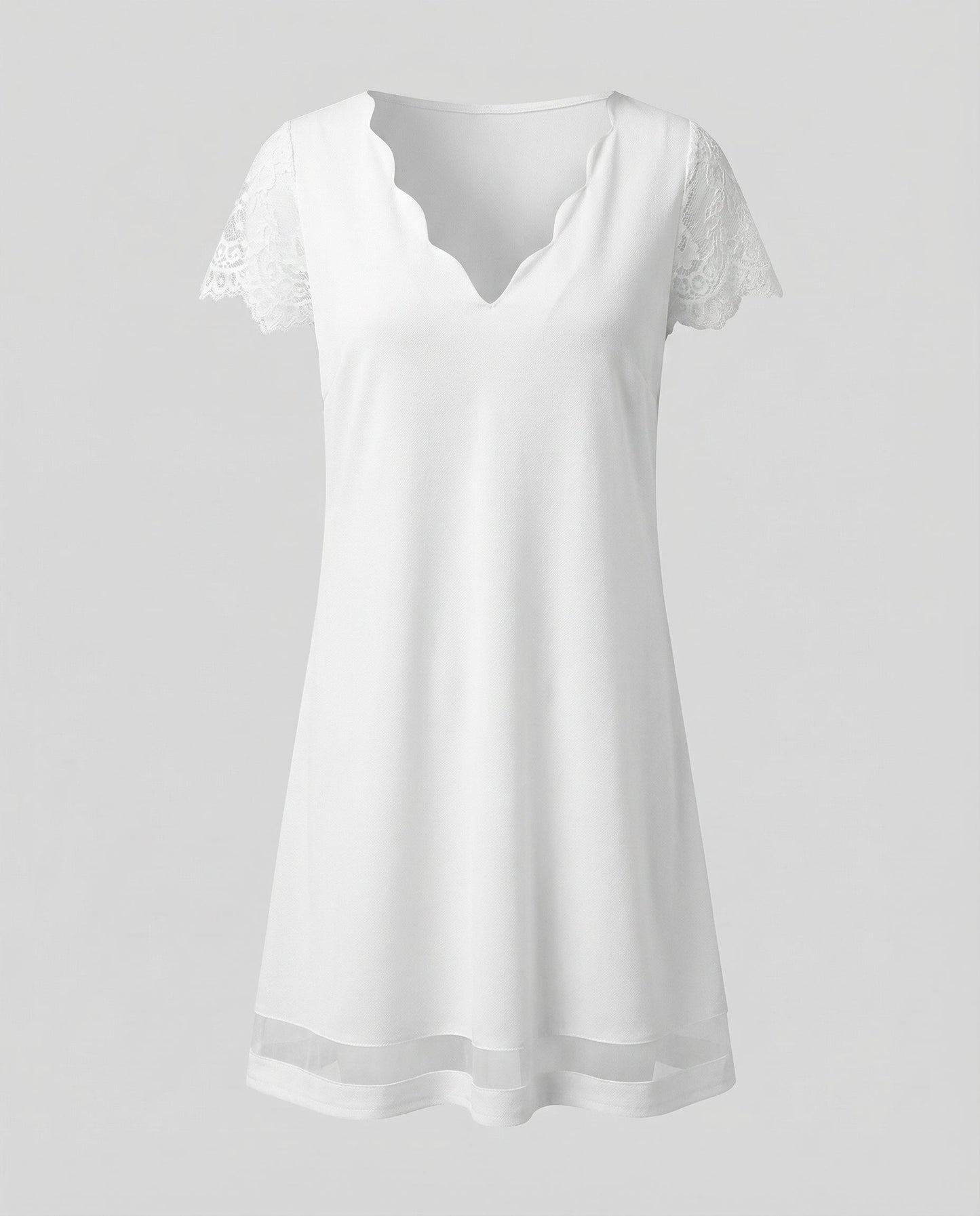 elegant detail dress with refined structured fit and tailored silhouette