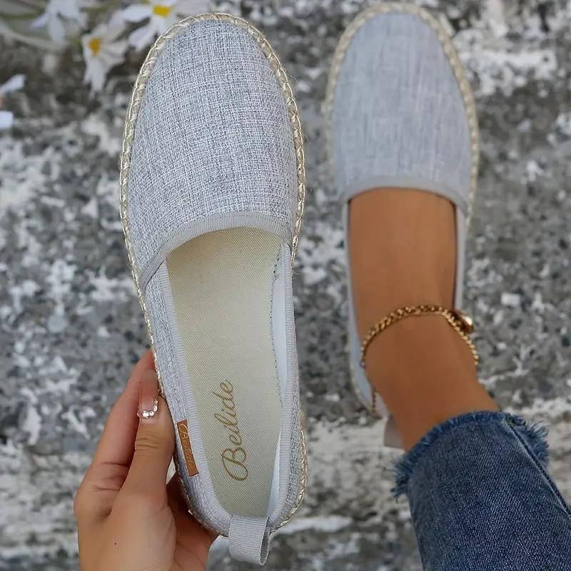 Ivyshape | Espadrilles, Flat, Lightweight Canvas Shoes