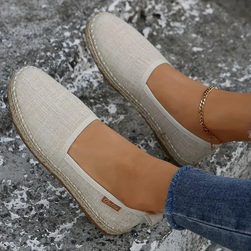 Ivyshape | Espadrilles, Flat, Lightweight Canvas Shoes