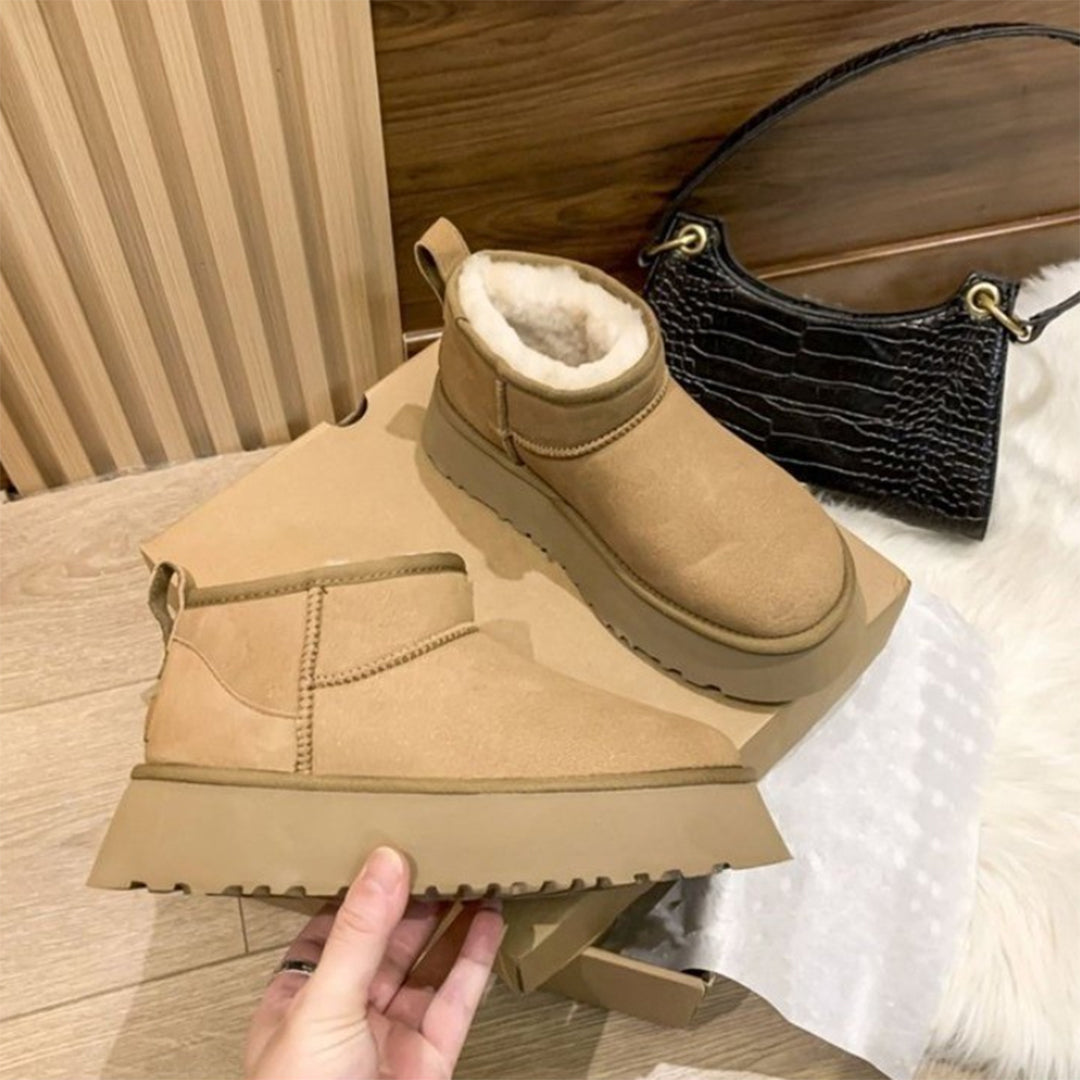 Ivyshape | Winter Boots with Fur Lining