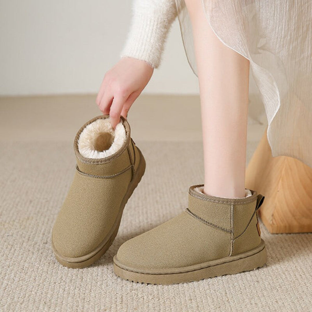 Ivyshape | Winter Boots with Fur Lining